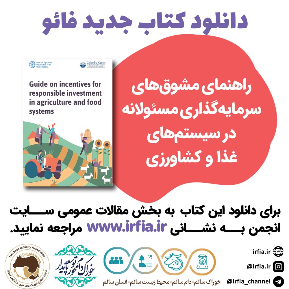 دانلود کتاب «راهنمای مشوق‌های سرمایه‌گذاری مسئولانه در سیستم‌های غذا و کشاورزی»